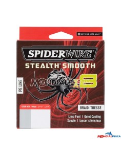 SPIDERWIRE STEALTH SMOOTH X8 150MT RED 2