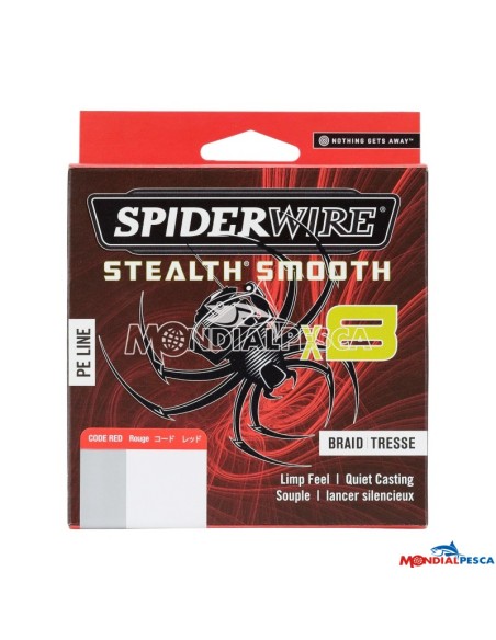 SPIDERWIRE STEALTH SMOOTH X8 150MT RED