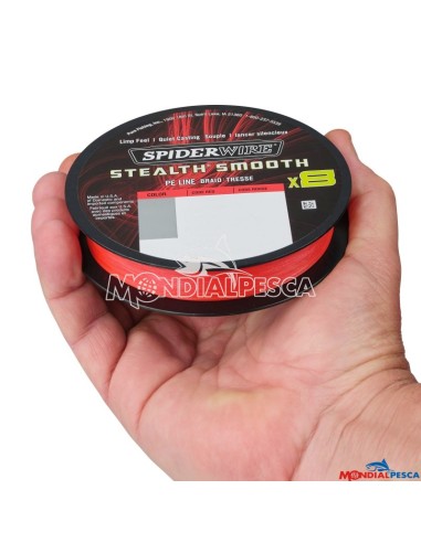 SPIDERWIRE STEALTH SMOOTH X8 300MT RED