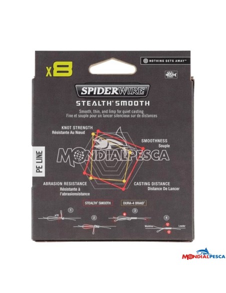 SPIDERWIRE STEALTH SMOOTH X8 300MT RED