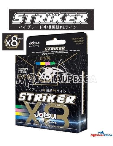 JATSUI BRAID STRIKER X8 500MT MULTICOLOR