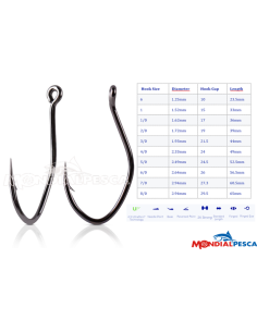 AMI MUSTAD CATFISHI HOOKS 412NP