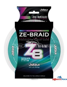 JATSUI ZE-BRAID Z8 MUTICOLOR 300MT
