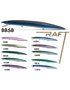 JATSUI RAFT MINNOW 140MM 14GR COL. BBRB 2