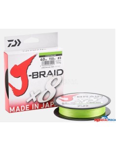 DAIWA J-BRAID X8 300MT CHARTREUSE