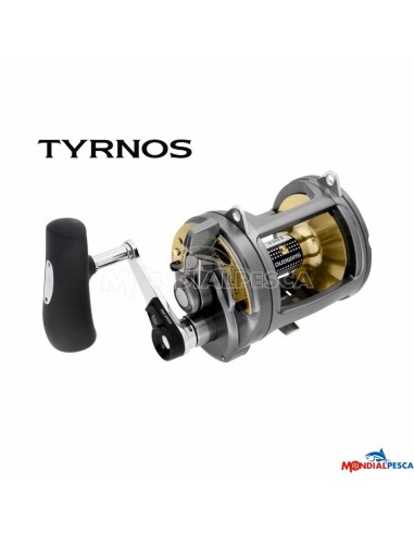 SHIMANO TYRNOS 50 LBS 2-SPEED LRS + omaggio