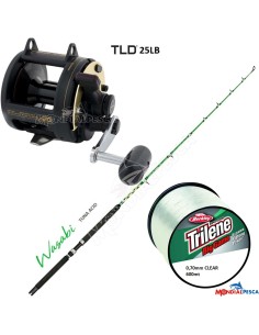 COMBO MULINELLO SHIMANO TLD 25 + CANNA TICA WASABI TUNA...
