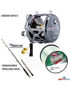COMBO MULINELLO TICA OXEAN II DOUBLE SPEED 50TS+ CANNA...