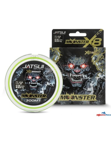 JATSUI MOONSTER BRAID GREEN 500MT