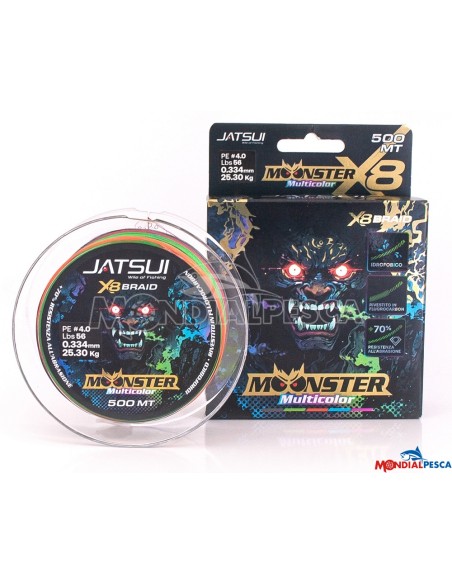 JATSUI MOONSTER BRAID MULTICOLOR 300MT
