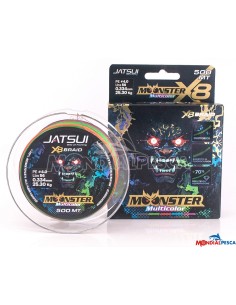 JATSUI MOONSTER BRAID MULTICOLOR 500MT