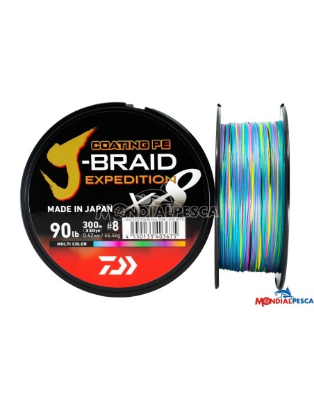 J-BRAID EXPEDITION X8 500MT MULTICOLOR