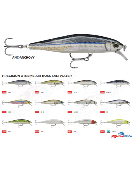 NEW RAPALA PRECISION XTREME AIR BOSS SW 100