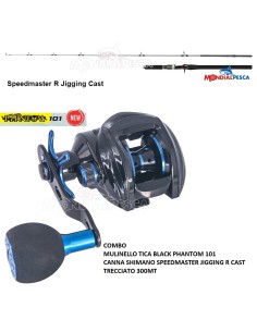 COMBO MULINELLO TICA BLACK PHANTOM 101+CANNA SHIMANO...