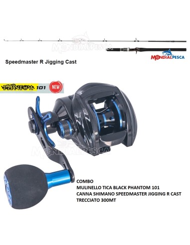 COMBO MULINELLO TICA BLACK PHANTOM 101+CANNA...