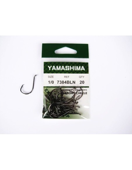AMI YAMASHIMA 7384BLN CIRCLE HOOKS SIZE1/0 20PEZZI