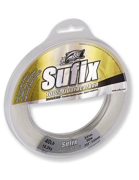 SUFIX INVISILINE 100% FLUOROCARBON 100LB 20MT SCONTO 30%