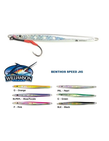 WILLIAMSON BENTHOS JIG HIGH SPEED GR100 PEARL SCONTO 30%