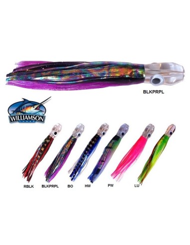 NUOVO WILLIAMSON SAILFISH CATCHER UNRIGGED 11cm BLKPRPL