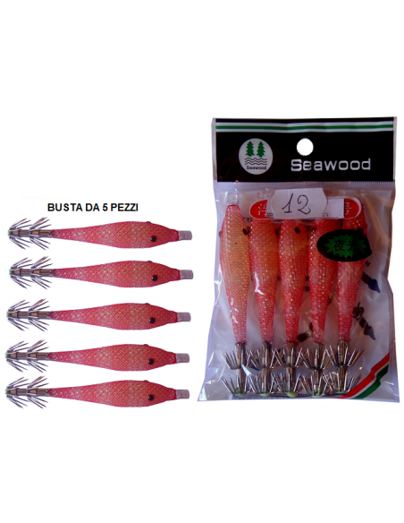 SQUID SEA WOOD 9cm col. 12 GLOW
