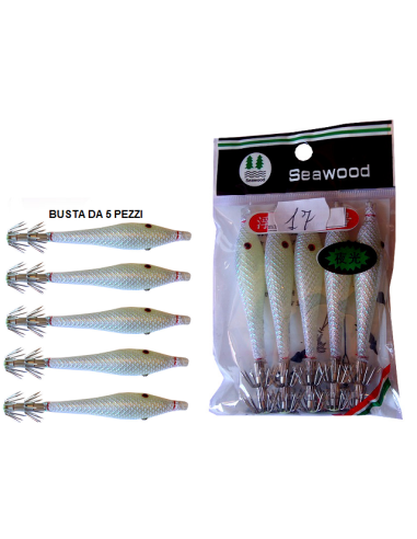 SQUID SEA WOOD 9cm col. 17 GLOW