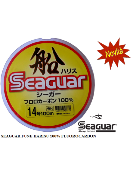 SEAGUAR FUNE HARISU 100mt 0.37mm 5# SCONTO 30%