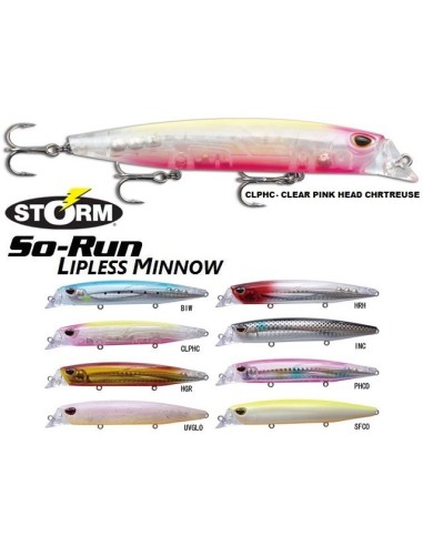 STORM SO-RUN LIPLESS MINNOW 120mm CLPHA