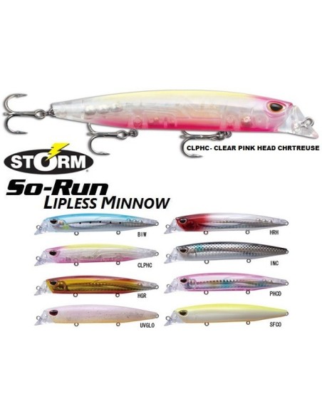 STORM SO-RUN LIPLESS MINNOW 120mm CLPHA