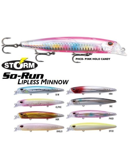 STORM SO-RUN LIPLESS MINNOW 120mm PHCD