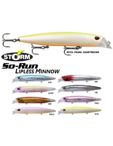 STORM SO-RUN LIPLESS MINNOW 120mm SFCO