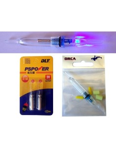 NUOVA LUCE FISSA A BATTERIA BLU