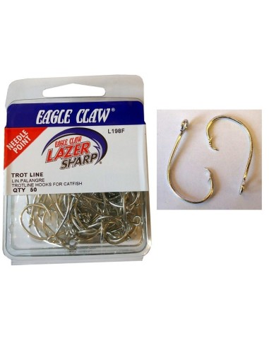 EAGLE CLAW LAZER SHARP CIRCLE SEA 50pz L198G 2/0 