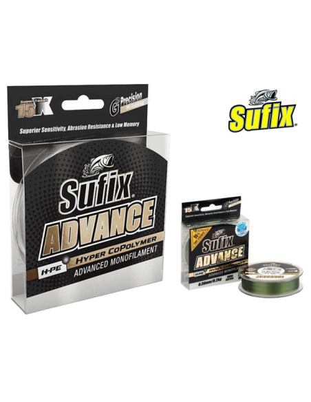 SUFIX ADVANCE G2 LO-VIS GREEN 300MT 0.28MM