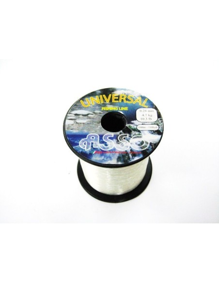 ASSO UNIVERSAL FISH LINE MT1000 MM0,28 KG4,7 BIANCO