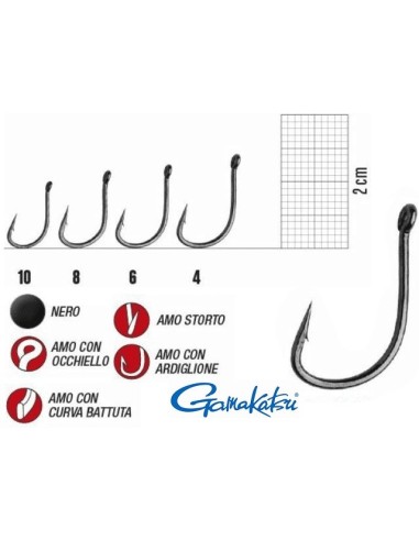 AMI GAMAKATSU LS 3614F 25pz SIZE 10