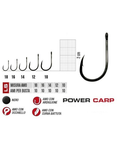 AMI GAMAKATSU POWER CARP RING EYE SIZE 10