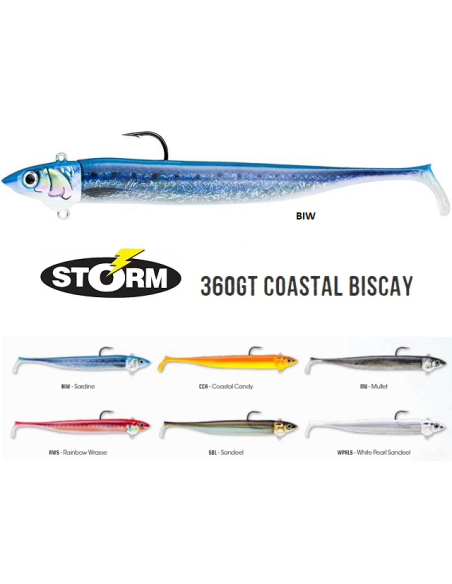 STORM 360 GT COASTAL BISCAY SHAD 90 BIW