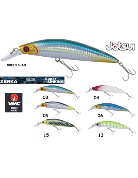 JATSUI ZERKA MINNOW 70MM 16GR COL 03