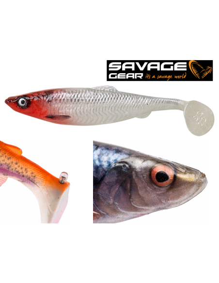 SAVAGE GEAR LB 4D HERRING SHAD BULK 19CM RED HEAD