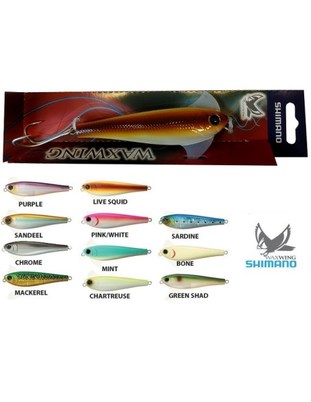 SHIMANO WAXWING 118 LQ LIVE SQUID