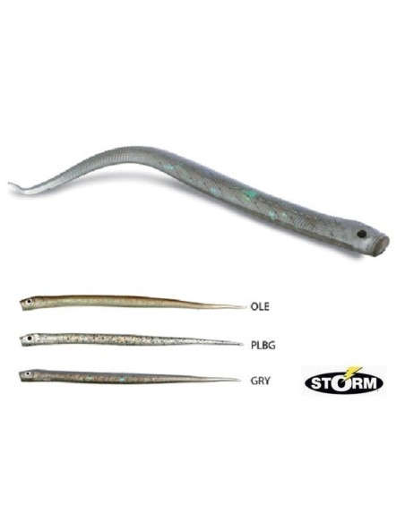 STORM NATURISTIC WILDEYE SAND EEL 10CM 10PEZZI GRY