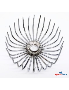CORONA ACCIAIO INOX 85MM TONDA