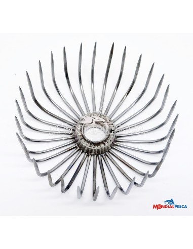 CORONA ACCIAIO INOX 85MM TONDA