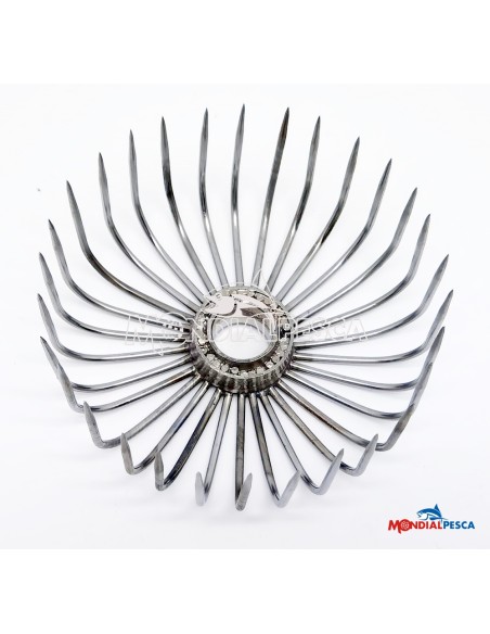 CORONA ACCIAIO INOX 85MM TONDA