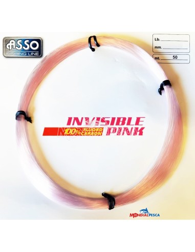 ASSO INVISIBLE PINK 100% FLUOROCARBON 50MT...