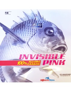 ASSO INVISIBLE PINK 100% FLUOROCARBON 50MT sconto 30% 2