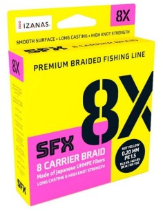 SUFIX SFX 8X CARRIER BRAID 300M. MULTICOLOR 0,285mm